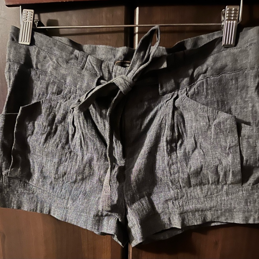 BCBG Tailored Linen Shorts